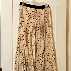 WD.NY pleated polka dot skirt